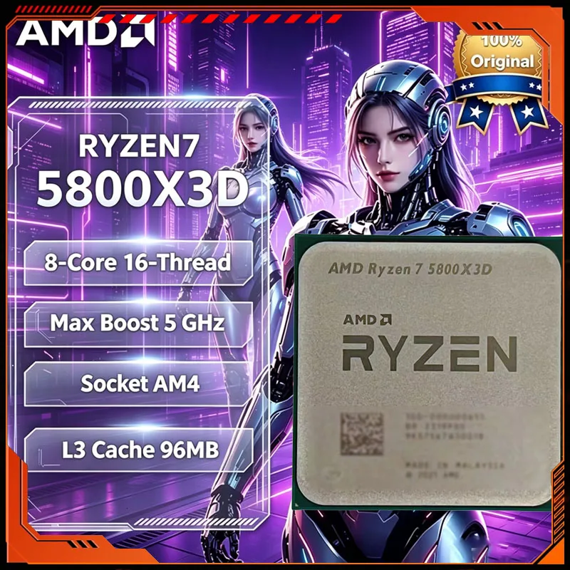 Amd Cpu Ryzen 7 - AMD Ryzen 7 5800X3D 8 Çekirdekli
