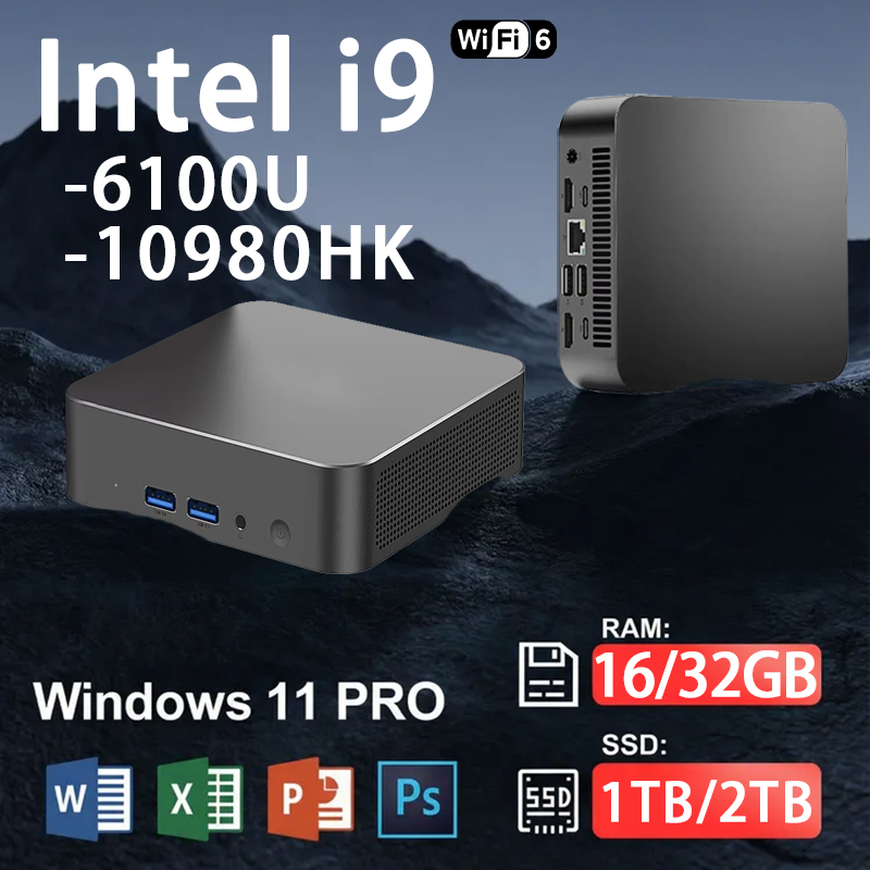 Pc Gaming I3 - Mini Bilgisayar Windows 11 Intel Core