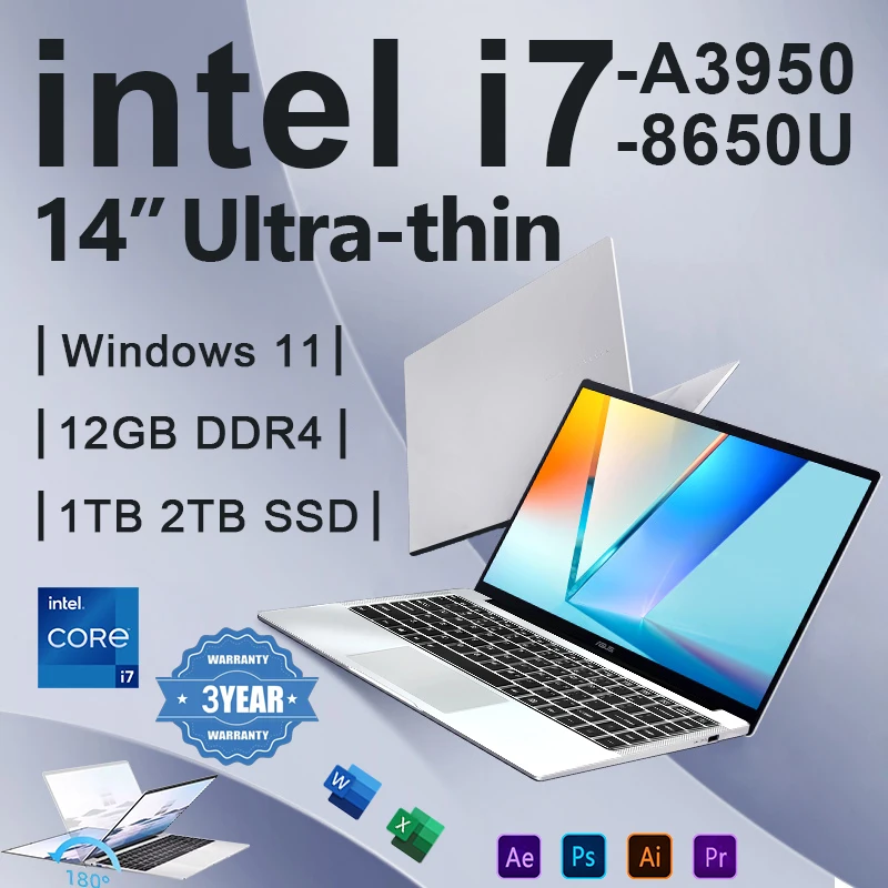 Pc Gaming Core I7 - 2026 Ofis Dizüstü Bilgisayarı Windows 11