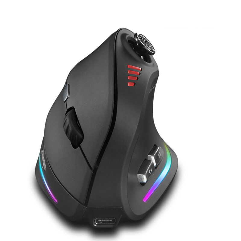 Wireless Gaming Mouse - Jomaa RGB Arkadan Aydınlatmalı Kablosuz Dikey