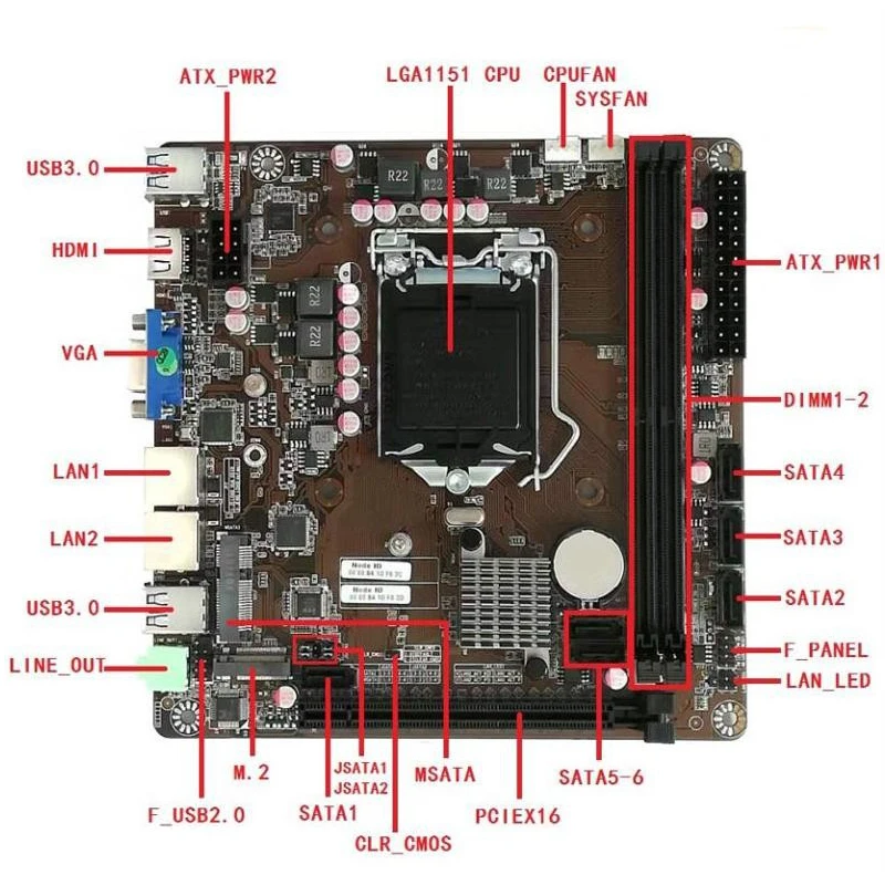 B365 Mini-ITX Anakart LGA 1151 - Pc Gaming I3 incelemesi ve fiyatı